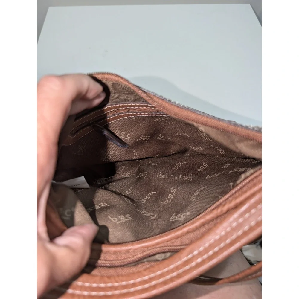 New‎ BOC Born Original Concept Vegan Leather Brown Handbag Purse Boho Hippie